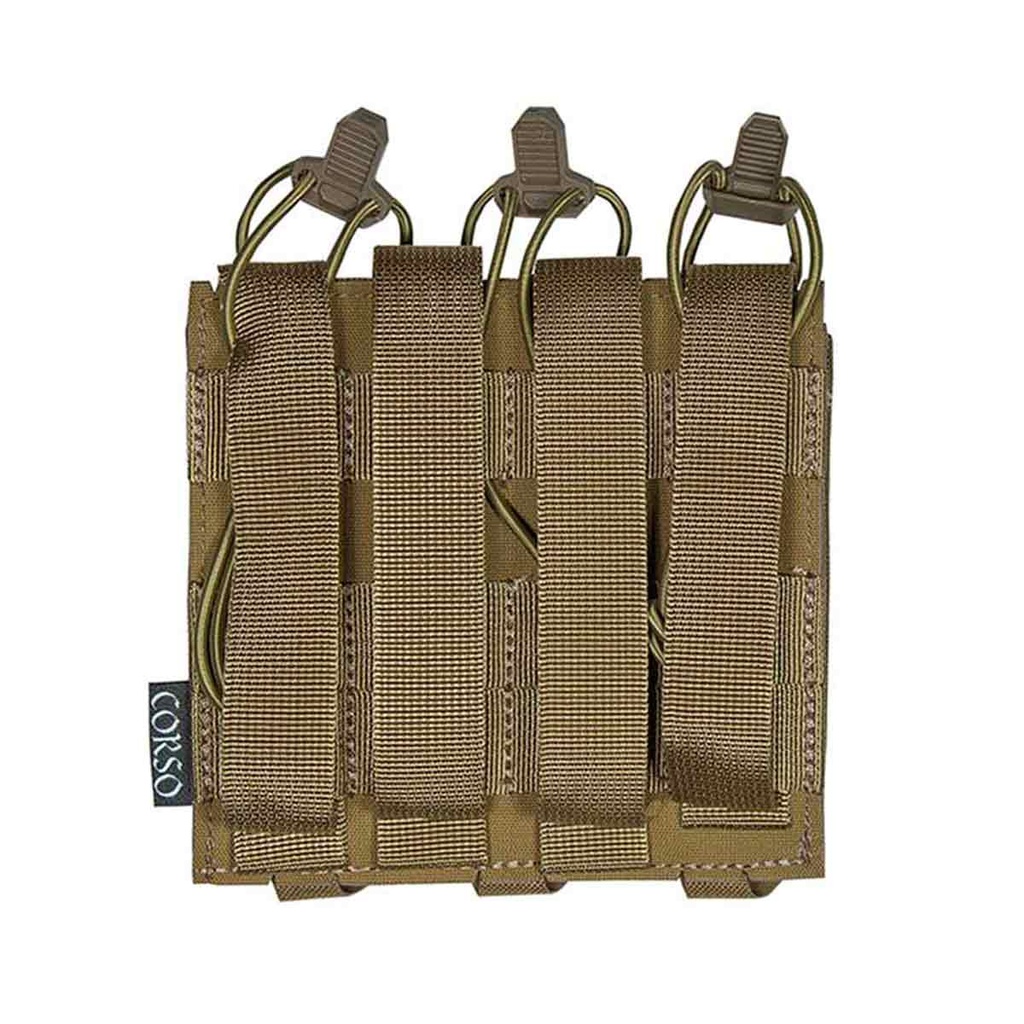 POUCH CORSO CARGADOR MP5/MP7 TRIPLE DAGGER LASER COYOTE
