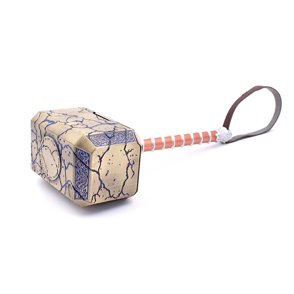 MARTILLO THR 20 CM DORADO/AZUL
