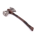 HACHA THR 21 CM PLATA/MARRON
