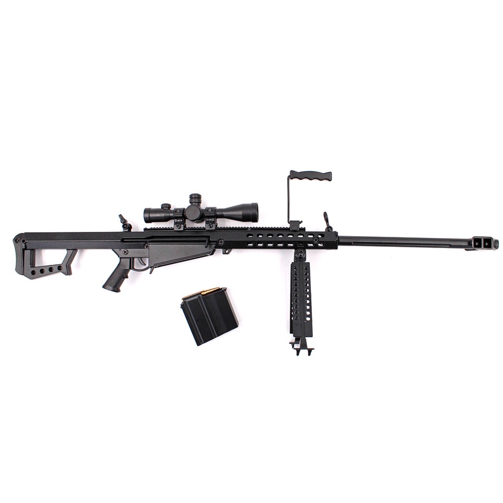 FUSIL BARRETT ESCALA 1:3 35 CM NEGRO