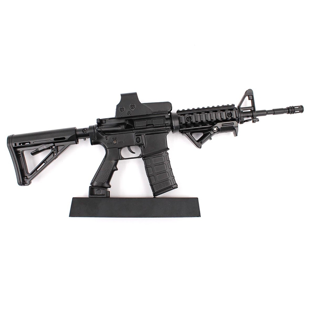 FUSIL M4 ESCALA 1:3 28 CM NEGRO