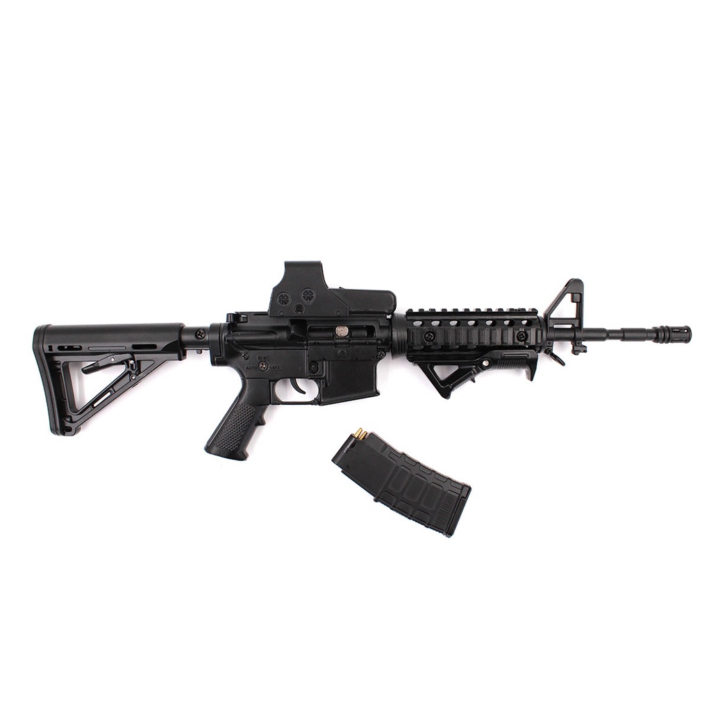 FUSIL M4 ESCALA 1:3 28 CM NEGRO