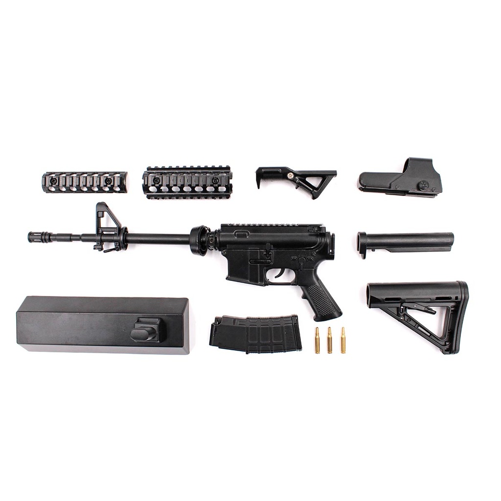 FUSIL M4 ESCALA 1:3 28 CM NEGRO