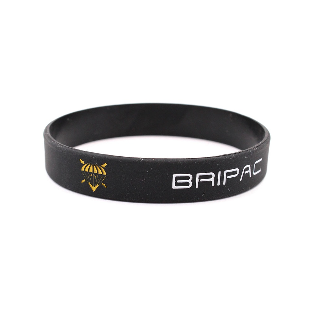 PULSERA IMMORTAL PVC BRIPAC NEGRA