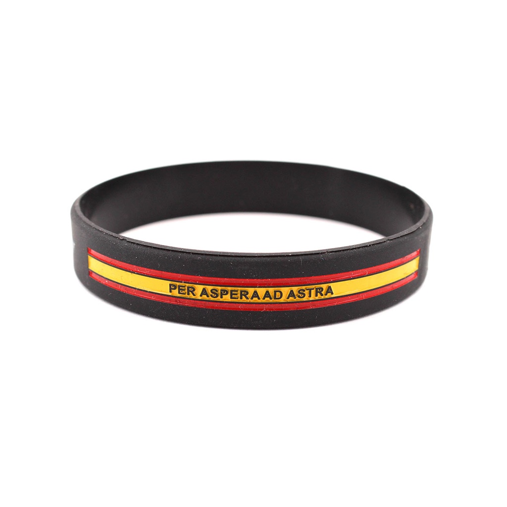 PULSERA IMMORTAL PVC EJERCITO DEL AIRE NEGRA
