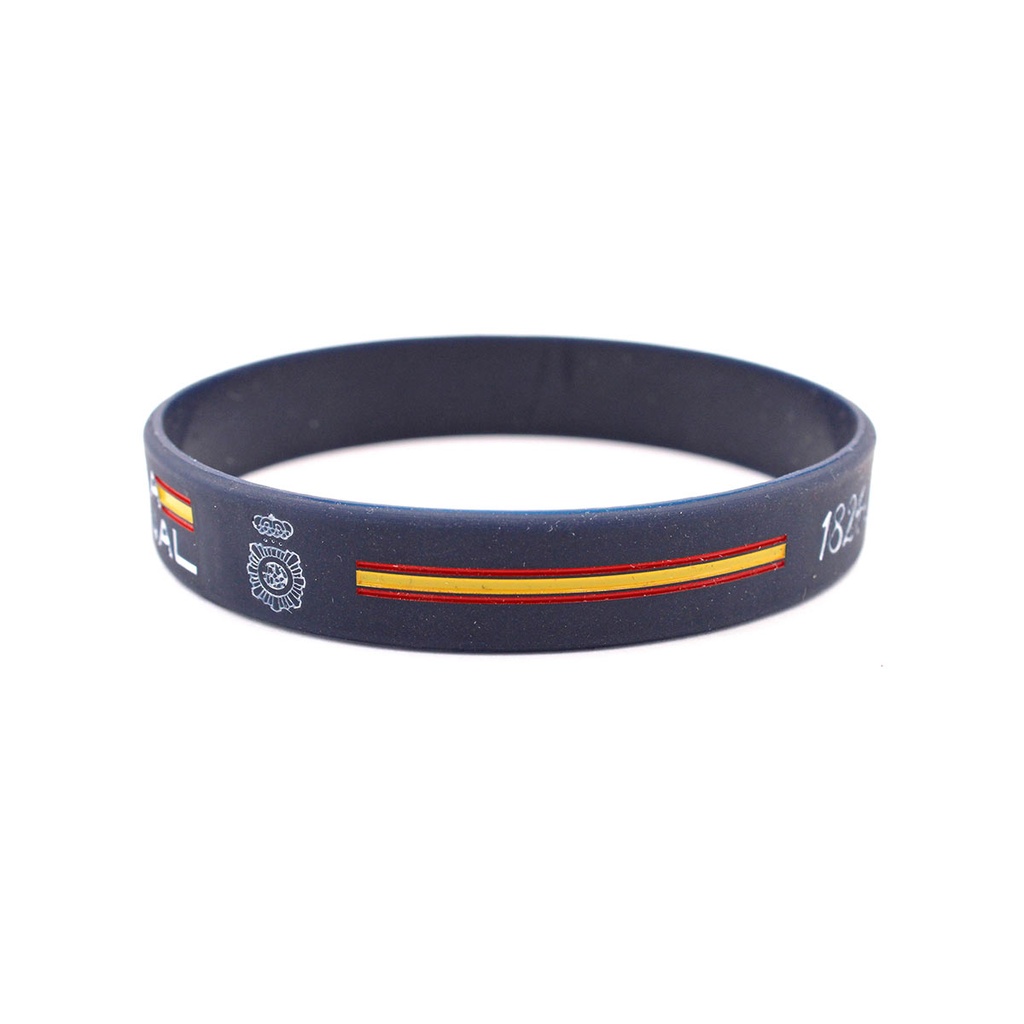 PULSERA IMMORTAL PVC POLICIA NACIONAL 200 ANIVERSARIO MARINO