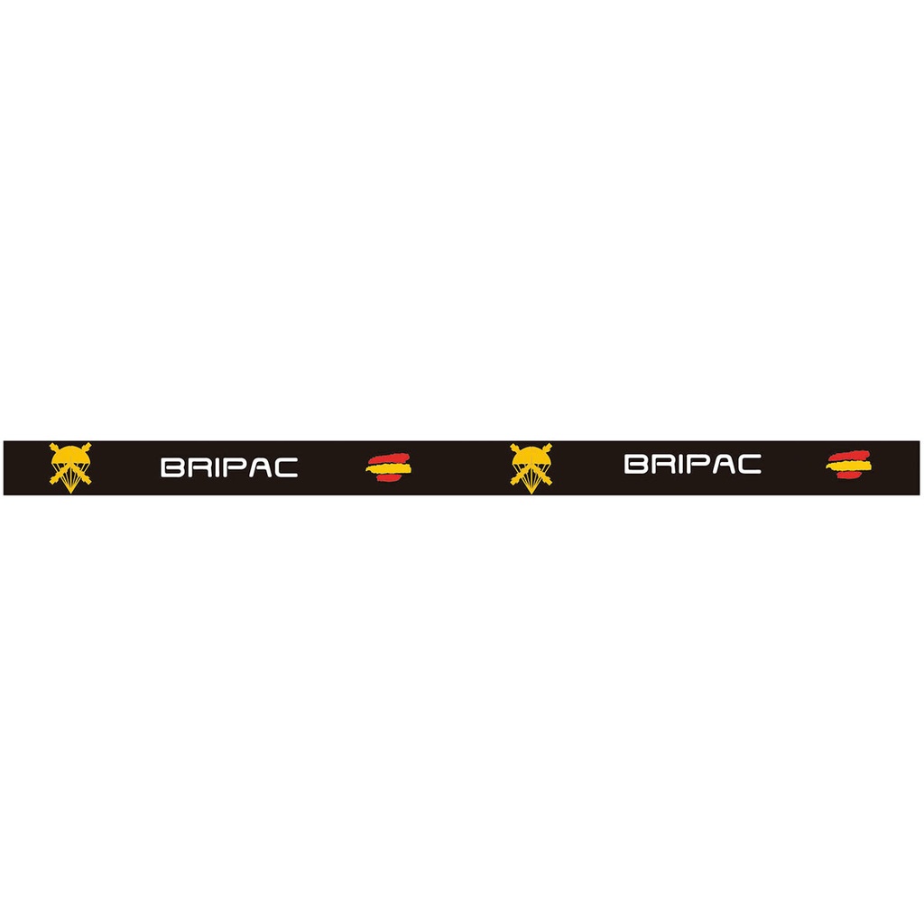 PULSERA IMMORTAL PVC BRIPAC NEGRA