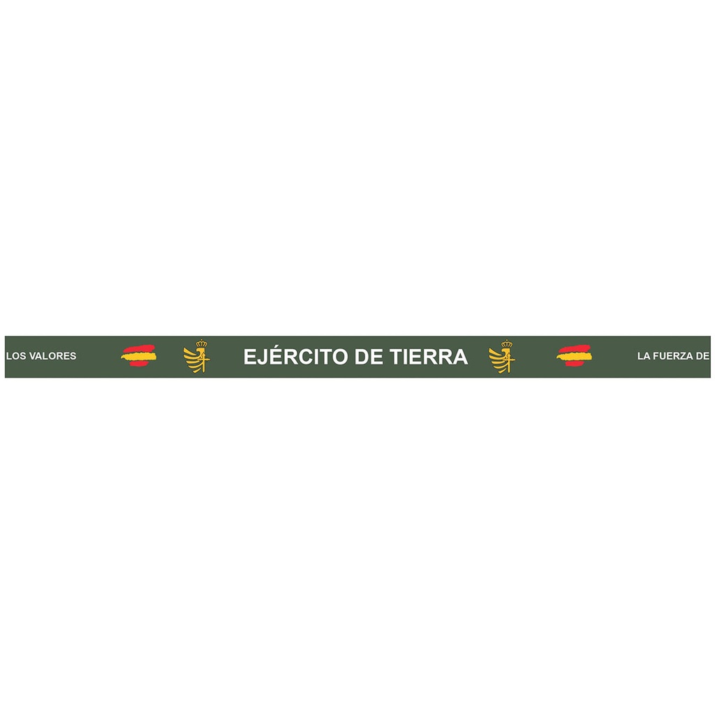 PULSERA IMMORTAL PVC EJÉRCITO DE TIERRA VERDE
