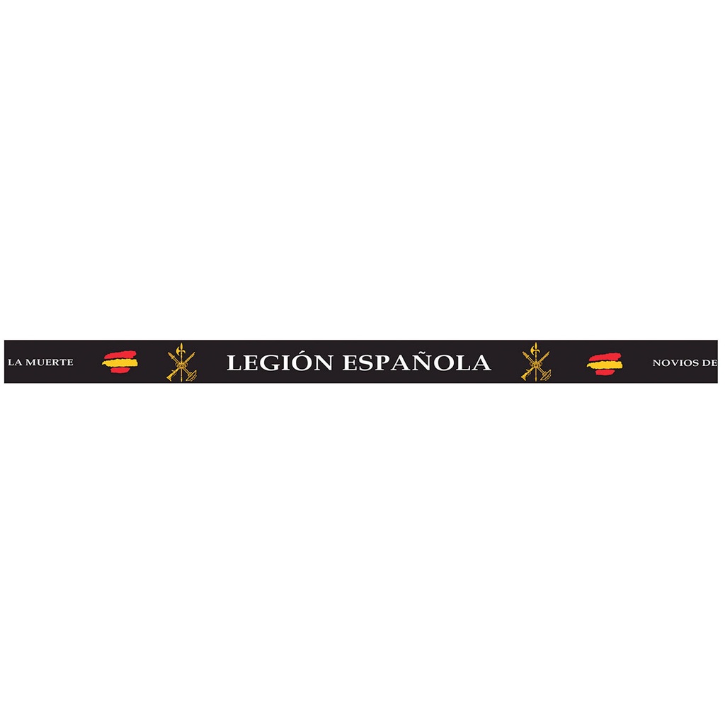 PULSERA IMMORTAL PVC LEGION NEGRA