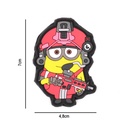 PARCHE IMMORTAL PVC 3D MINION TACTICO ROSA