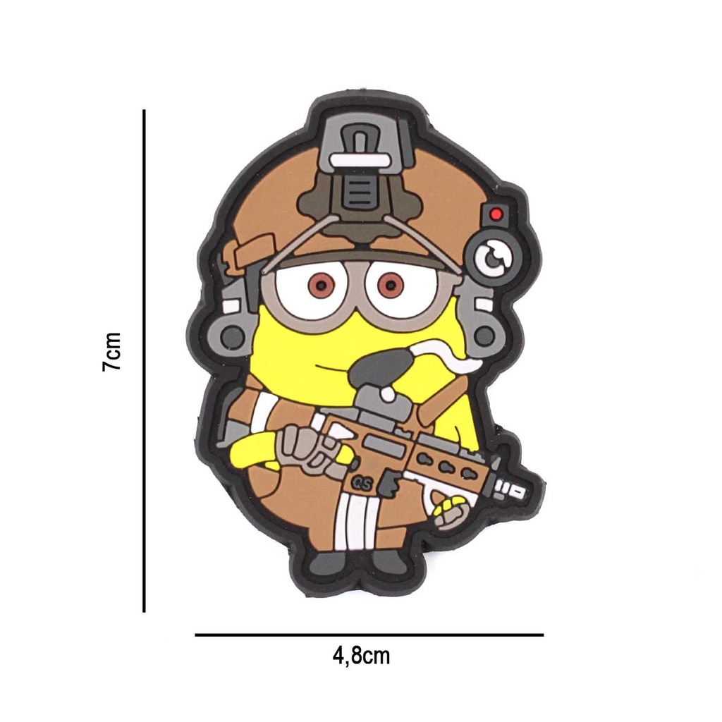 PARCHE IMMORTAL PVC 3D MINION TACTICO COYOTE