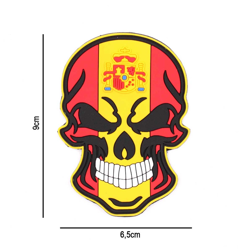 PARCHE IMMORTAL PVC 3D CALAVERA CONSTITUCION ESPAÑA