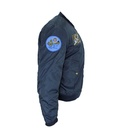 CAZADORA BOMBER IMMORTAL PARCHES MARINO