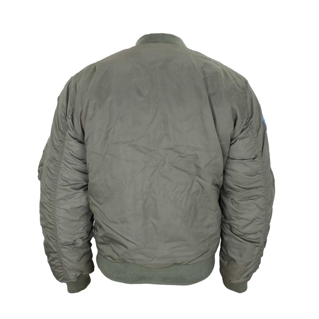 CAZADORA BOMBER IMMORTAL PARCHES VERDE