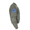 CAZADORA BOMBER IMMORTAL PARCHES VERDE