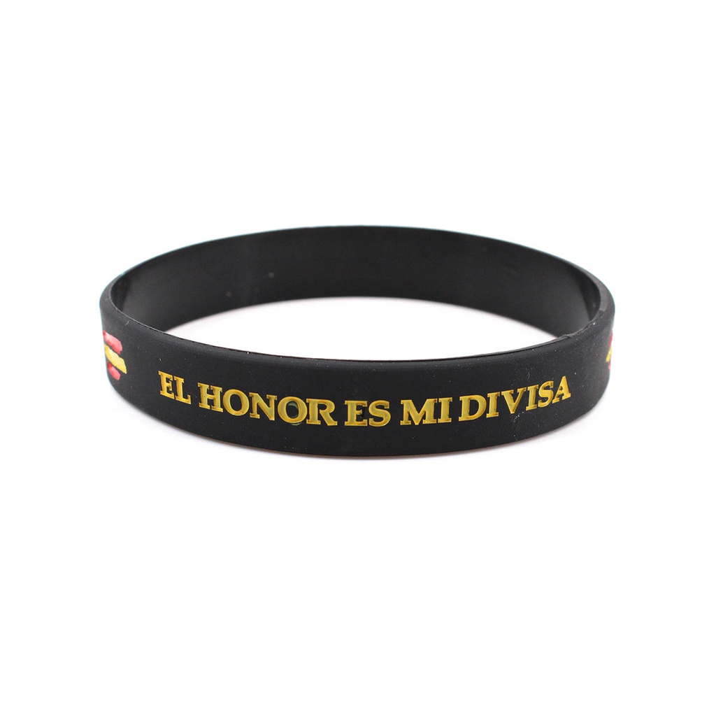 PULSERA IMMORTAL PVC GUARDIA CIVIL NEGRA