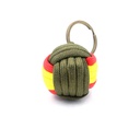 LLAVERO BOLA IMMORTAL PARACORD BANDERA ESPAÑA VERDE