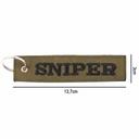 LLAVERO CINTA RECTANGULAR IMMORTAL SNIPER VERDE