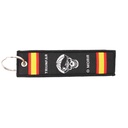 LLAVERO CINTA RECTANGULAR IMMORTAL BRIPAC TRIUNFAR O MORIR NEGRO