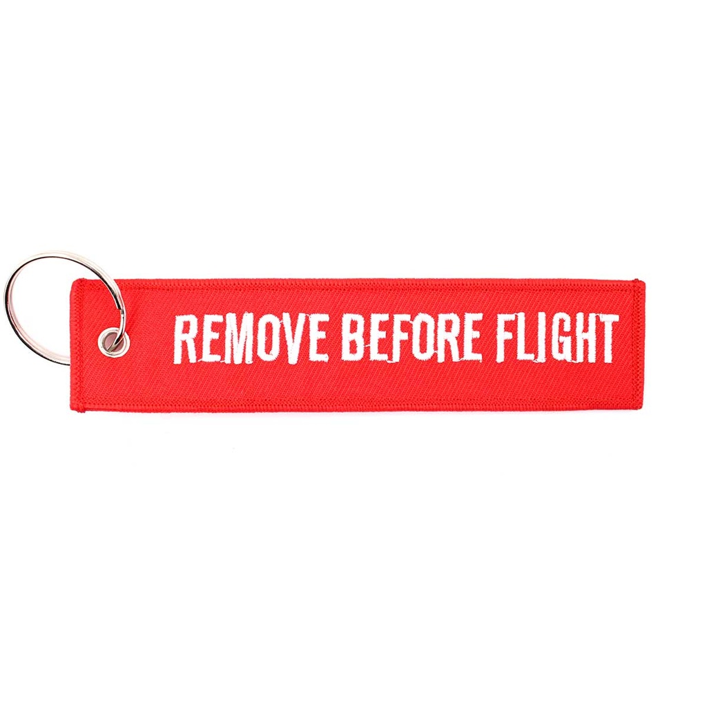 LLAVERO CINTA RECTANGULAR IMMORTAL REMOVE F18 ROJO