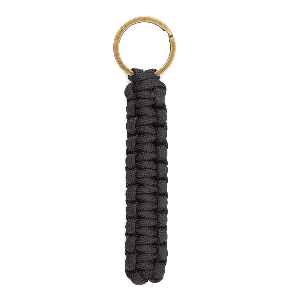 LLAVERO PARACORD IMMORTAL BANDERA ESPAÑA NEGRO