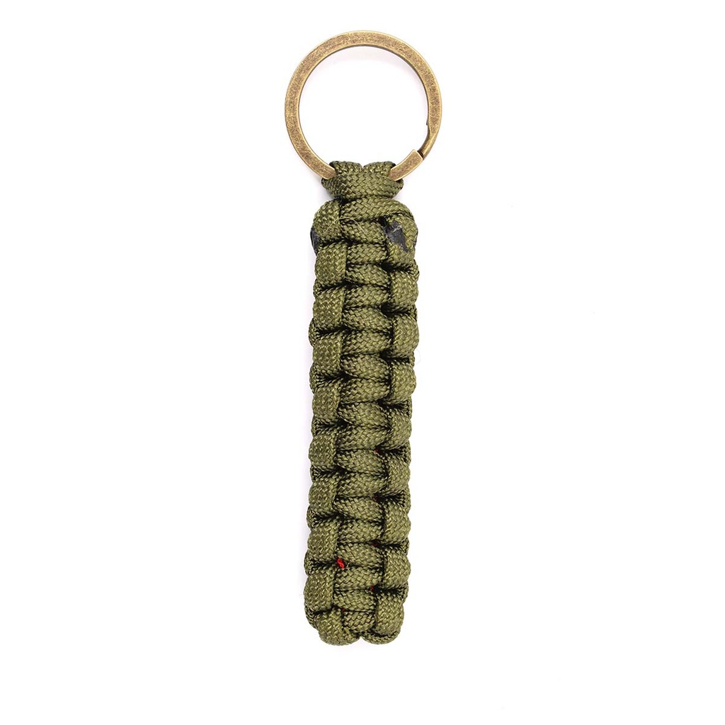 LLAVERO PARACORD IMMORTAL BANDERA ESPAÑA VERDE