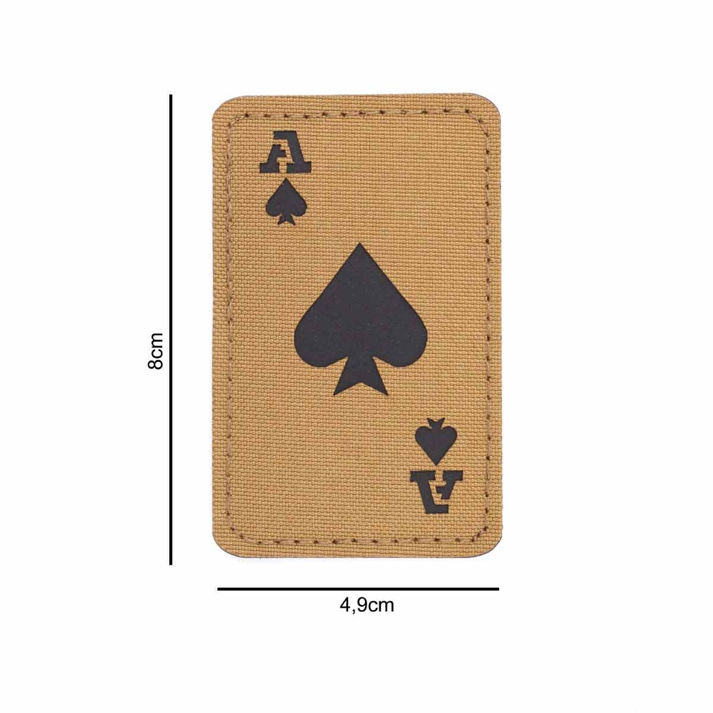 PARCHE IMMORTAL CARTA AS DE PICA IR COYOTE