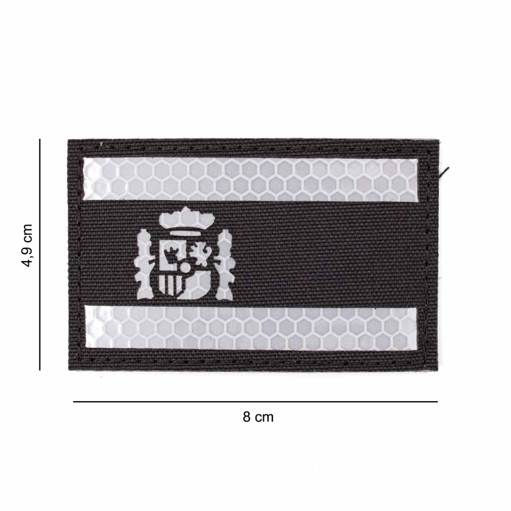 PARCHE IMMORTAL CONSTITUCION REFLECTANTE NEGRO - BLANCO