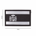 PARCHE IMMORTAL CONSTITUCION REFLECTANTE NEGRO - BLANCO