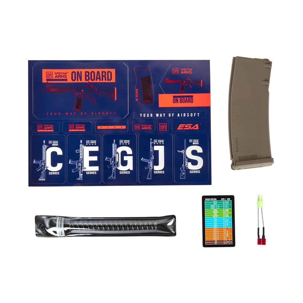 FUSIL SPECNA ARMS SA-F05 FLEX HAL ETU NEGRO-TAN