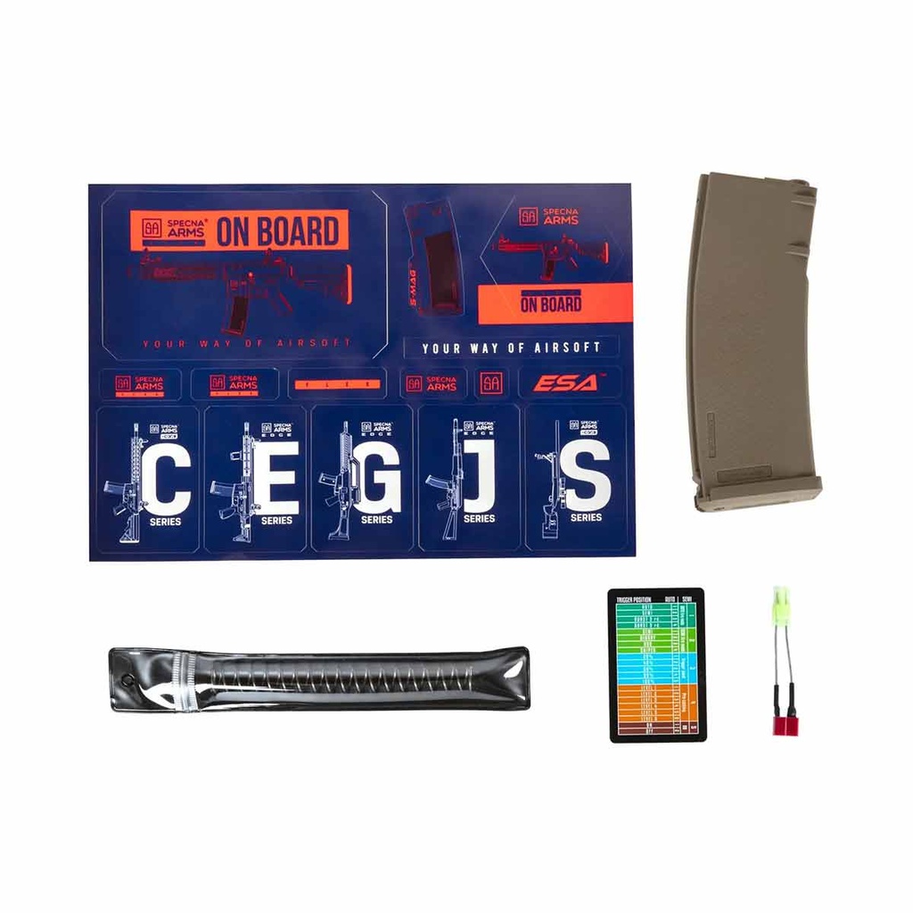 FUSIL SPECNA ARMS SA-FH07 FLEX HAL ETU NEGRO-TAN