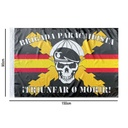 BANDERA BRIPAC CALAVERA IMMORTAL RASO 150 X 90 NEGRA