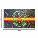 BANDERA LEGIONARIOS A LUCHAR IMMORTAL RASO 150 X 90 NEGRA