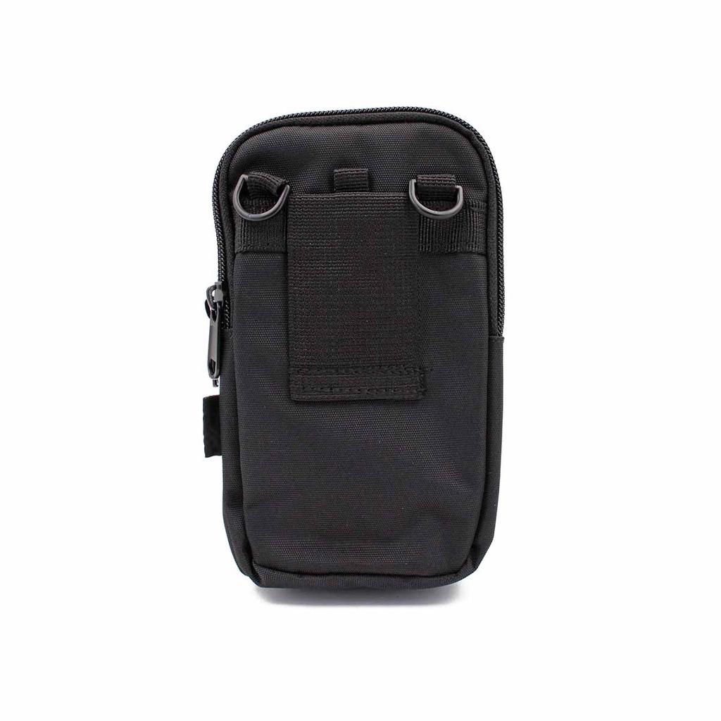 BOLSO IMMORTAL 2 RAYAS BOLSILLO MOVIL DELANTERO NEGRO