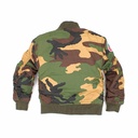 CAZADORA BOMBER IMMORTAL NIÑO PARCHES CAMO