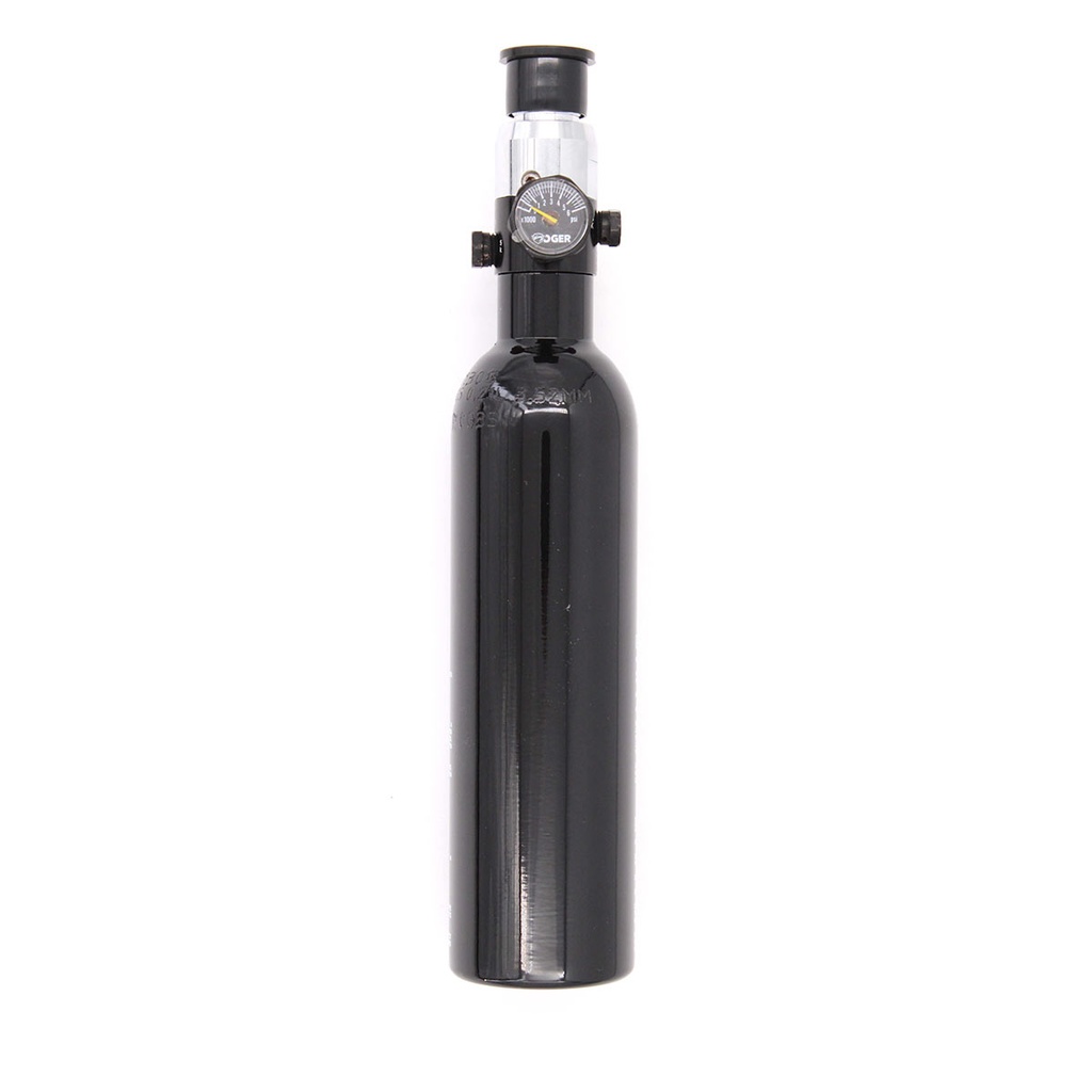 BOTELLA HPA SOGER 13CI 0.21L 3000 PSI ALUMINIO NEGRA