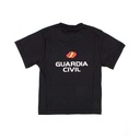 CAMISETA IMMORTAL GUARDIA CIVIL NIÑO NEGRA
