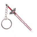 LLAVERO ESPADA 1219 ZLD 9 CM ROJO
