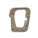 MOSQUETON IMMORTAL PVC CUADRADO 58 X 49 MM COYOTE