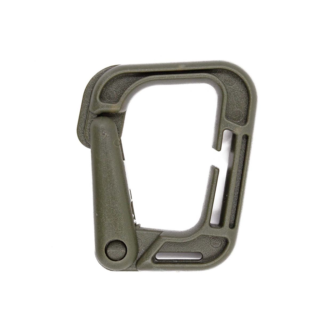 MOSQUETON IMMORTAL PVC CUADRADO 58 X 49 MM VERDE