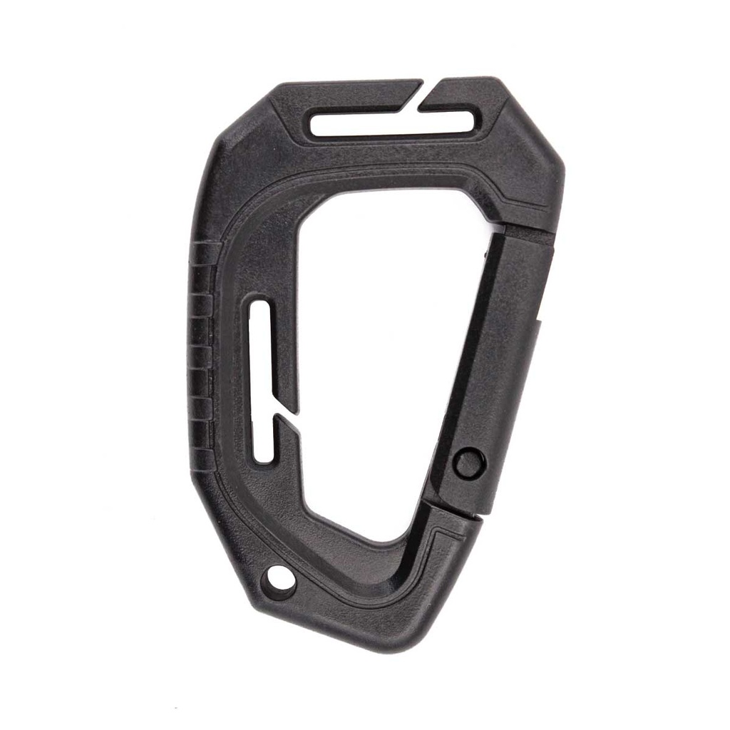 MOSQUETON IMMORTAL PVC TACTICO 89MM NEGRO