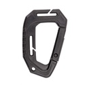 MOSQUETON IMMORTAL PVC TACTICO 89MM NEGRO