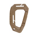 MOSQUETON IMMORTAL PVC TACTICO 89MM COYOTE
