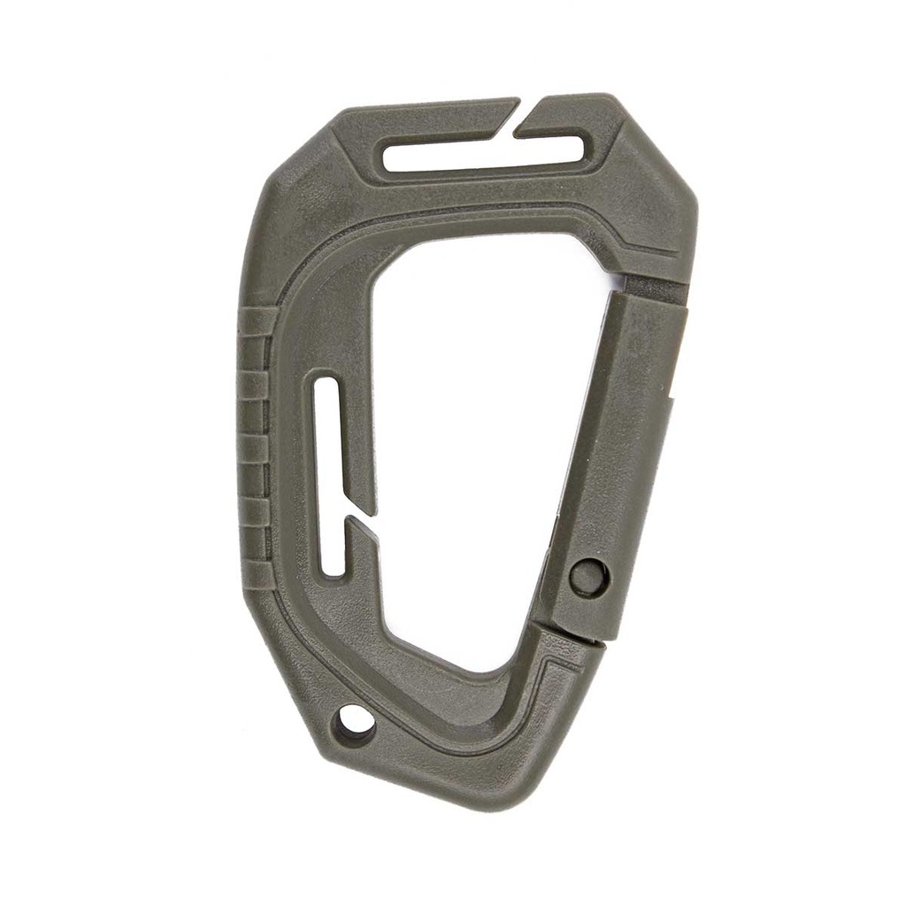MOSQUETON IMMORTAL PVC TACTICO 89MM VERDE