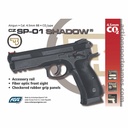 PISTOLA ASG CZ SP-01 SHADOW 4.5 NEGRO