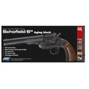 REVOLVER ASG SCHOFIELD 6" CO2 4.5 NEGRO/MARRON