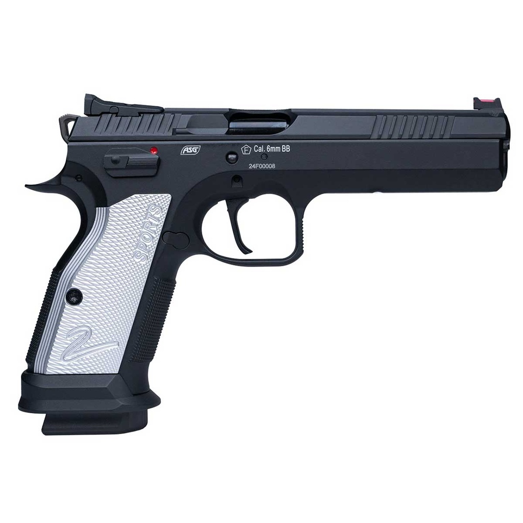 PISTOLA ASG CZ TS2 GAS/CO2 NEGRA/PLATA