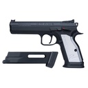 PISTOLA ASG CZ TS2 GAS/CO2 NEGRA/PLATA