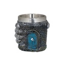 VASO CHUPITO RESINA ARMADURA GRIS