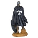 FIGURA TEMPLARIA TOLE 10 CALAVERA ESCUDO